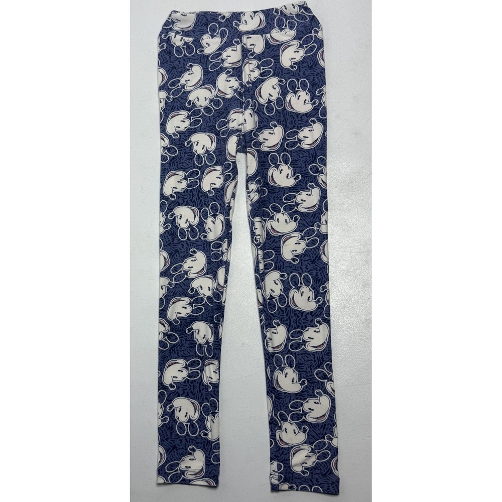 LuLaRoe Leggings Womens Small Disney‎ Mickey Mouse Print Stretch Pants Cartoon